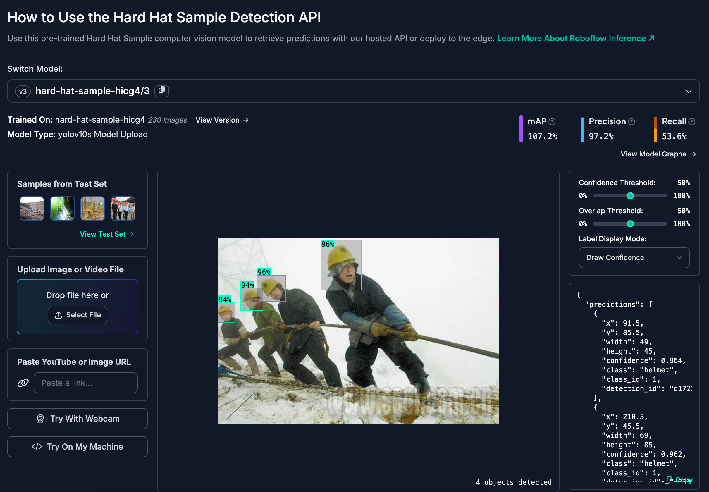 Roboflow Model Selection