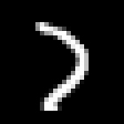 Handwritten digit 7, MNIST record 23958